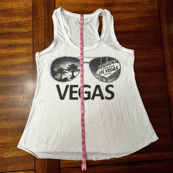 Las Vegas Black White Ray Ban Aviator Sunglasses Muscle Shirt XL - Picture 8 of 8